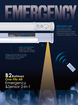 Innowacyjne rozwiązanie oświetlenia awaryjnego Fanxstar: inteligentny zasilacz awaryjny LED Bridgelux K24 2 w 1